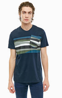 Хлопковая футболка с короткими рукавами Armani Exchange