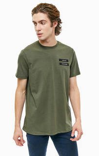 Хлопковая футболка с круглым вырезом Armani Exchange