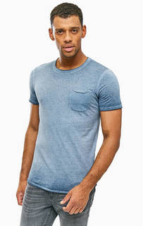 Синяя футболка с карманом Jack & Jones