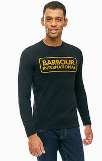Хлопковая футболка с принтом Barbour