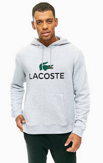 Серая толстовка с карманом-кенгуру Lacoste