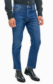 Синие джинсы с легкими потертостями Texas Wrangler