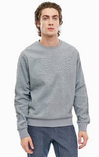 Утепленный свитшот серого цвета Armani Exchange