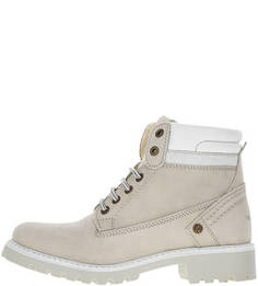 Зимние ботинки из нубука серого цвета Wrangler