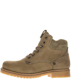 Зимние ботинки из нубука с замшевыми вставками Wrangler