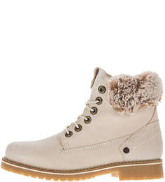 Зимние ботинки из нубука с отделкой мехом Wrangler