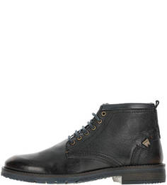 Черные ботинки из натуральной кожи Wrangler