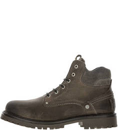 Зимние ботинки из нубука с замшевыми вставками Wrangler