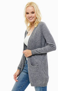 Удлиненный кардиган серого цвета Only