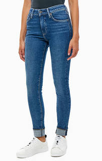 Синие джинсы с легкими заломами 721 High Rise-Skinny Levi’S® Made & Crafted®