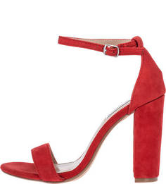 Замшевые босоножки на устойчивом каблуке Steve Madden