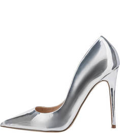 Туфли серебристого цвета на шпильке Steve Madden