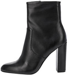 Кожаные полусапоги на каблуке Steve Madden