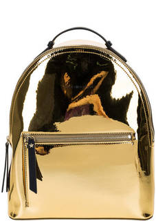 Городской рюкзак золотистого цвета Tommy Hilfiger