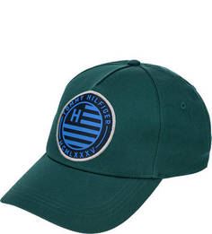 Бейсболка из хлопка с нашивкой Tommy Hilfiger