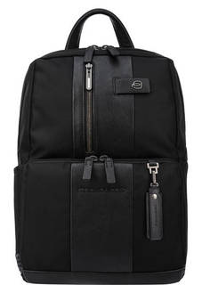 Текстильный рюкзак с вставками из натуральной кожи Piquadro