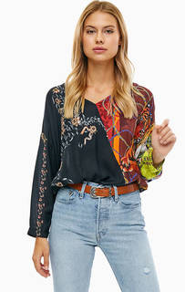 Блуза оверсайз с цветочным принтом Desigual