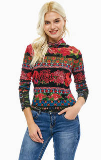 Разноцветный джемпер с длинными рукавами Desigual