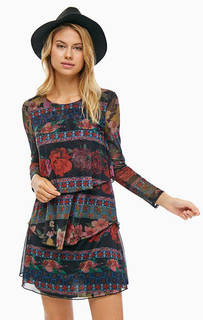 Платье с цветочным принтом Desigual