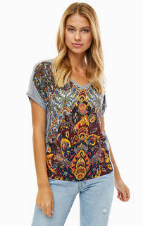Разноцветная футболка с короткими рукавами Desigual