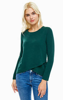 Зеленый джемпер с длинными рукавами Only