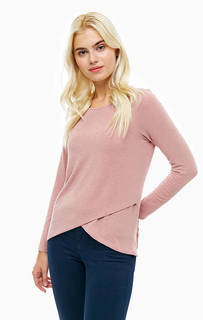 Розовый джемпер с длинными рукавами Only