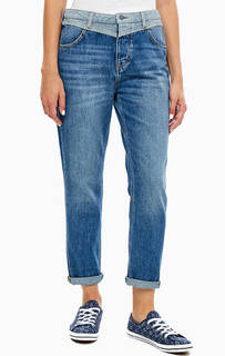 Джинсы с заломами Boyfriend Tapered Mustang