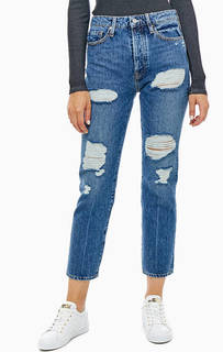 Рваные джинсы синего цвета The It Girl Guess