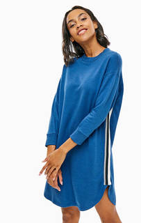 Синее платье оверсайз United Colors of Benetton