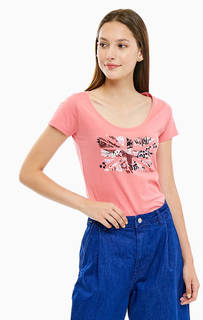 Приталенная футболка с принтом Pepe Jeans