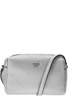 Маленькая сумка серебристого цвета Guess