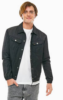 Черная ветровка на кнопках Lee