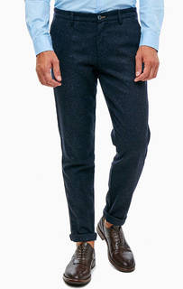 Зауженные брюки синего цвета Trussardi Jeans