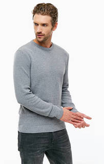 Серый джемпер с круглым вырезом Mavi