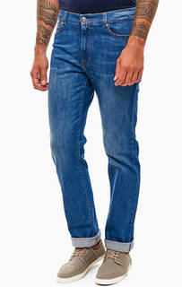 Джинсы прямого кроя с заломами 380 Icon Trussardi Jeans