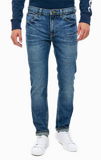 Зауженные джинсы с заломами Rider Lee