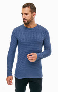 Синий джемпер из хлопка Selected