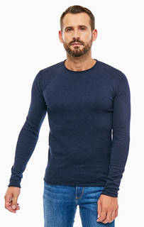 Синий хлопковый джемпер Wrangler