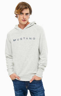 Хлопковая толстовка с принтом Mustang