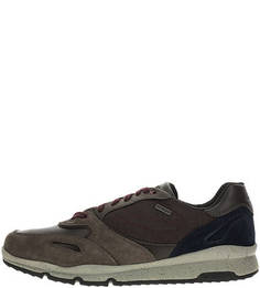 Кроссовки коричневого цвета с вкладной стелькой Geox