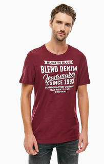 Хлопковая футболка с принтом Blend