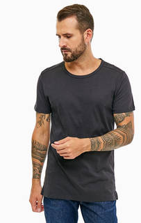 Черная базовая футболка из хлопка Lee