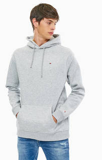 Серая толстовка с карманом-кенгуру Tommy Jeans