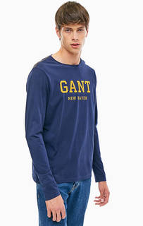Хлопковая футболка с принтом Gant