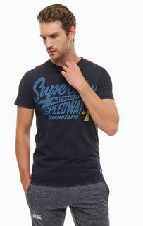 Хлопковая футболка с принтом Superdry