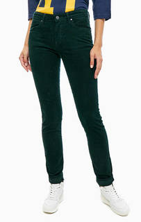 Темно-зеленые вельветовые брюки Wrangler
