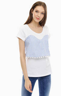 Хлопковая футболка с завязками на спине MET