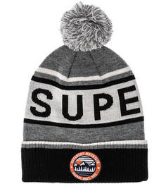 Трикотажная шапка с логотипом бренда Superdry