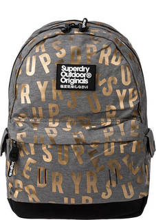 Текстильный рюкзак с блестящим принтом Superdry
