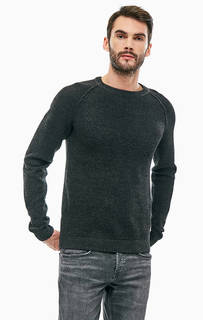 Хлопковый свитер с молниями по бокам Jack & Jones